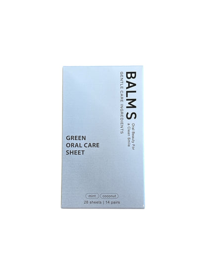 ブライトニングシート | BALMS GREEN ORAL CARE SHEET 14枚入り